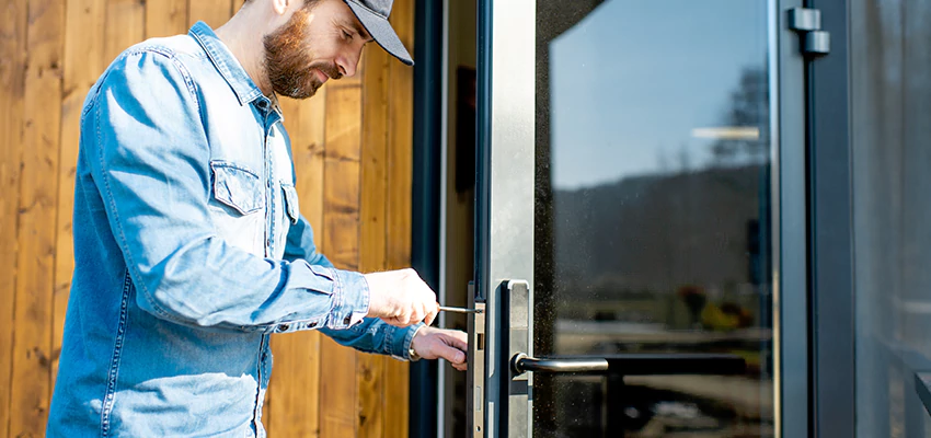 Frameless Glass Storefront Door Locks Replacement in Hemet, CA